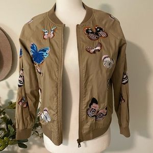 YGWM Woman Butterfly Bomber